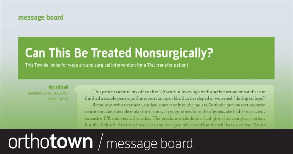 Can This Be Treated Nonsurgically?
